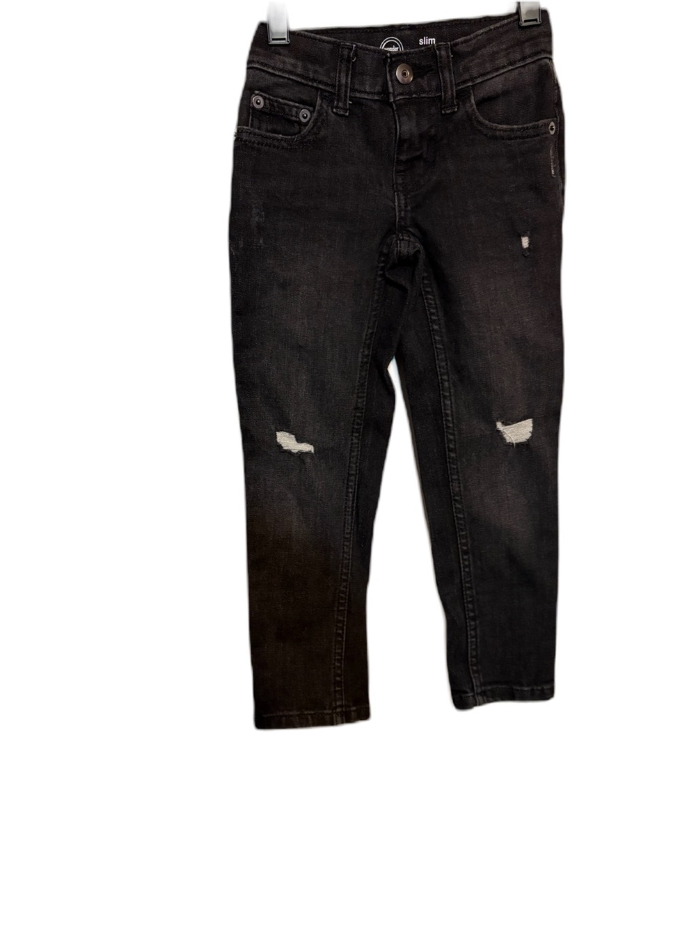 wonder nation Black Slim Distressed Jeans